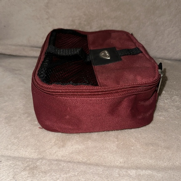Samsonite red and black zippered bag π - Picture 3 of 7